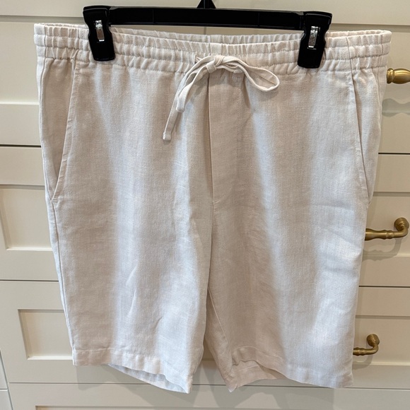 Velvet Bone Drawstring Shorts - Picture 1 of 3